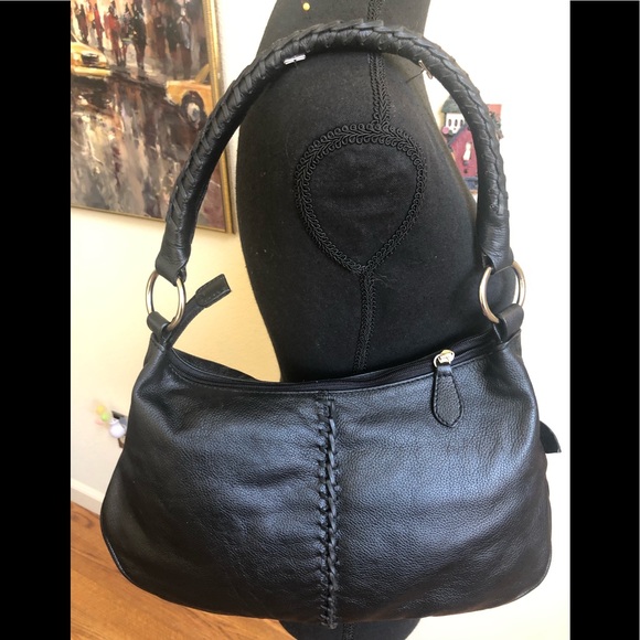 Wilson’s Leather Beautiful Black Shoulder Bag - Picture 2 of 8